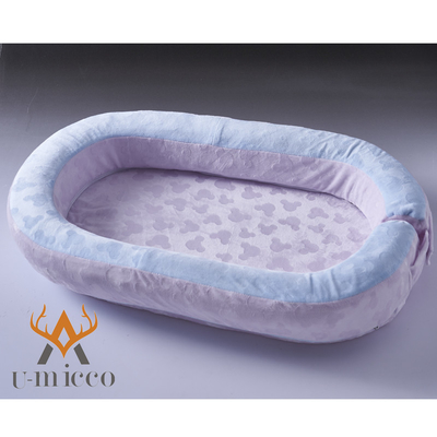 Anti-Bacterial Baby Washable Crib Mattress Color Blue And Pink