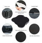 Patented Pressure Relief Car Seat Support Cushion For Long Sitting Hours