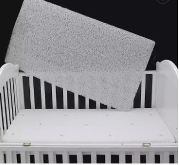 5cm Thick Washable Crib Mattress Airfer Foam Filling