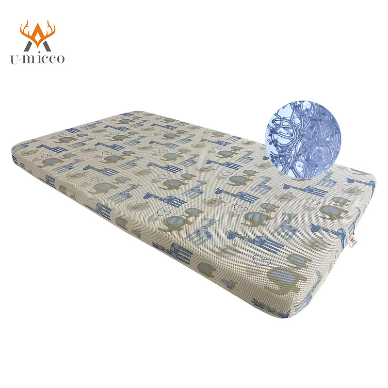 U-micco Polymer Fibers POE Mattress With 3D Mesh Cover 100% Breathable
