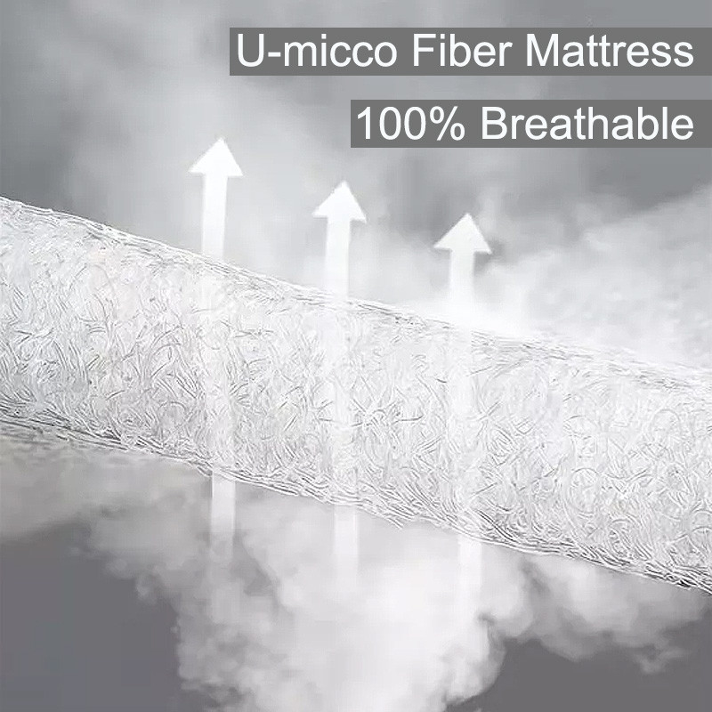 Medium Soft Breathable Mattress with Air Fiber Foam Comfort Layer