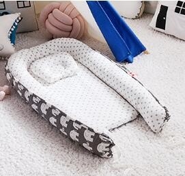Breathable Solid Infant Sleeping Crib For 0-3 Years Age Range