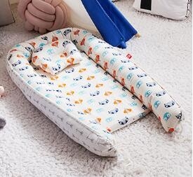 Breathable Solid Infant Sleeping Crib For 0-3 Years Age Range