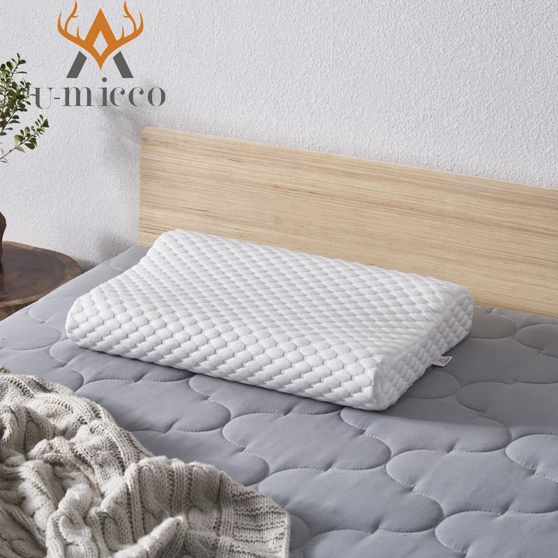Machine Washable White POE Pillow Bedding with Embroidered Design Hypoallergenic Breathable