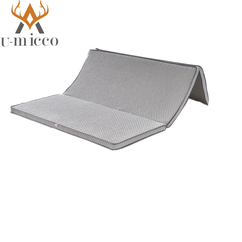 U-micco Queen Size Portable Folding Mattress Tri-fold Topper