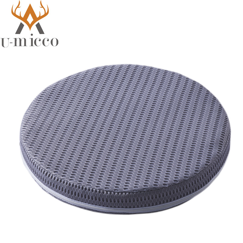 Non Slip Washable Grey Square Seat Cushion with Polyester Fabric and Cotton