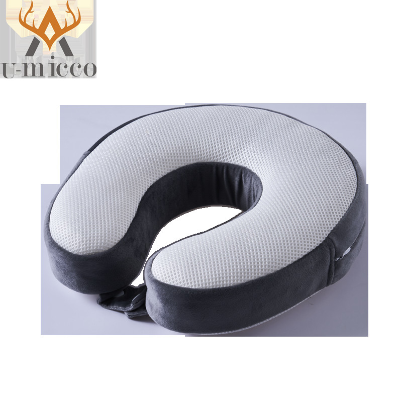 Unique Patented Design Washable Neck Support Travel Pillow Air-Permeable