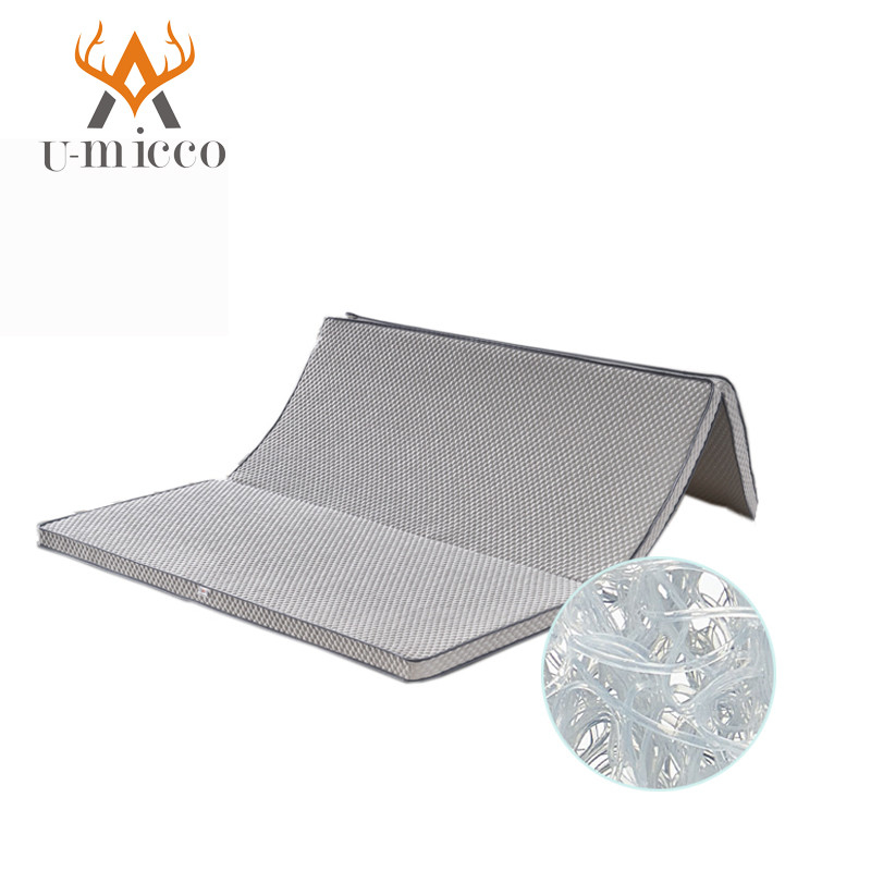 U-micco Portable Folding Queen Size Mattress Washable Anti-bacterial Topper