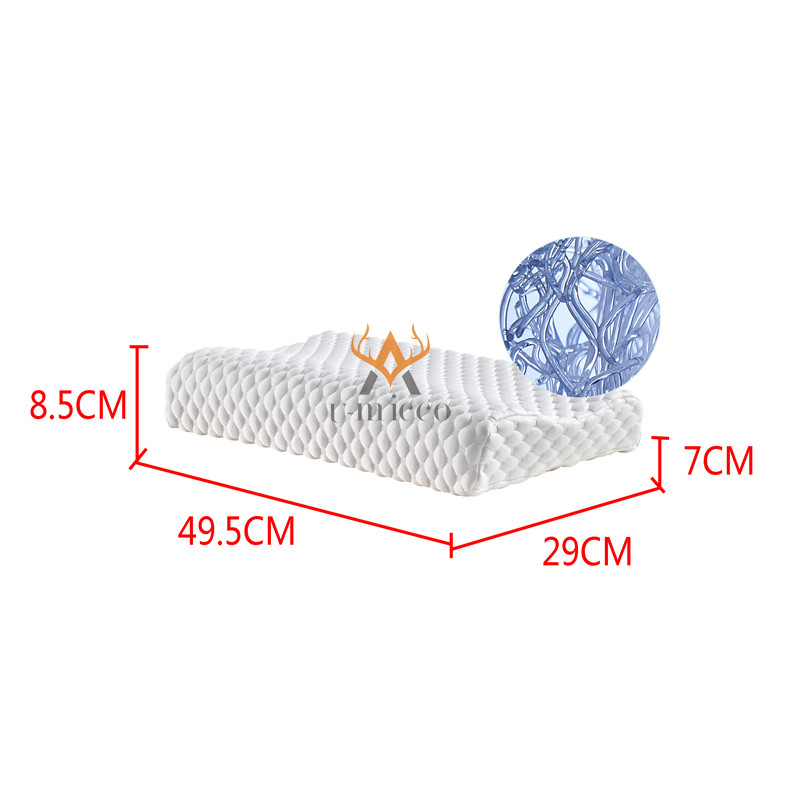 U-micco Polymer Anti-bacterial Pillow S Shape Children Breathable Pillow