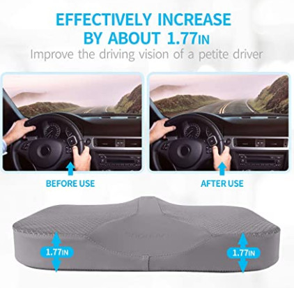 Carry Handle Washable Soft Car Seat Support Pillow For Sitting Long Hours Driving