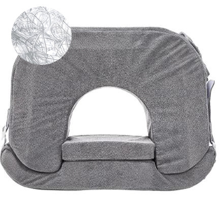 Adjustable U Shaped Breastfeeding Support Pillow Polyester Filling Washable and Anti Bacterial